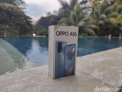 Unboxing Oppo A16, Bawa RAM 4 GB Harga Rp 2 Jutaan