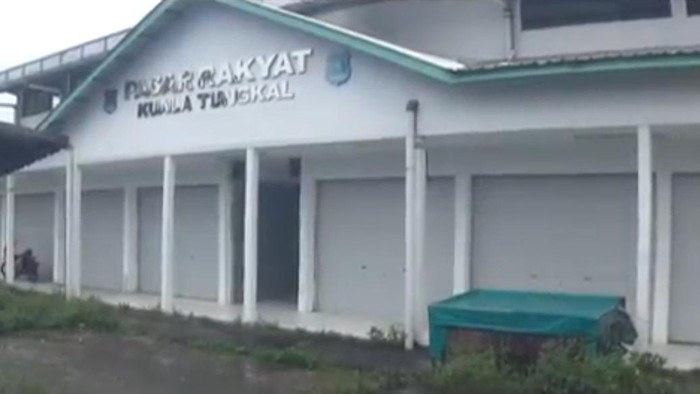Pasar di Jambi terbengkalai (Ferdi-detikcom)