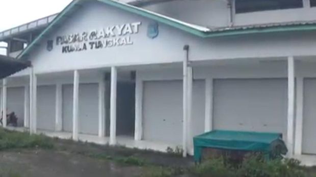 Pasar di Jambi terbengkalai (Ferdi-detikcom)