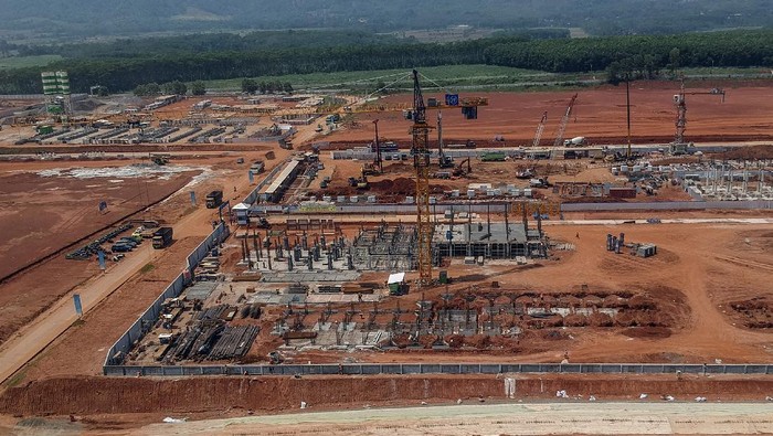Infrastruktur di Kawasan Industri Terpadu Batang (KITB), Kabupaten Batang, Jawa Tengah, terus dibangun. Begini potretnya.