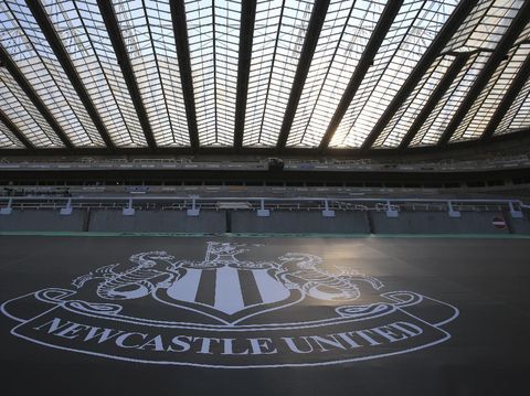 FILE - In this Wednesday, June 24, 2020 file photo, empty seats during the English Premier League soccer match between Newcastle United and Aston Villa at St James' Park stadium in Newcastle, England. English Premier League club Newcastle was taken over by Saudi Arabia's sovereign wealth fund on Thursday, Oct. 7, 2021 after a protracted takeover. The takeover by the Saudi Public Investment Fund initially collapsed last year over concerns about how much control the kingdom's leadership would have in the running of Newcastle amid concerns about Saudi human rights abuses and the pirating of sports rights. (Lindsey Parnaby/Pool via AP, File)