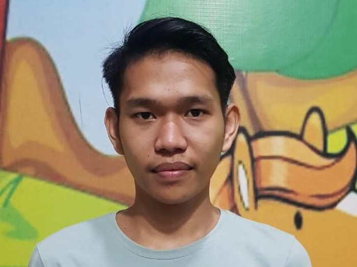 Tampang tahanan penculik anak yang kabur dari Polres Gowa, yang menemukannya dapat hadiah. (dok. Istimewa)