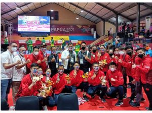 Gunawan Tjokro Apresiasi Wushu DKI Jakarta Raih 14 Medali di PON Papua