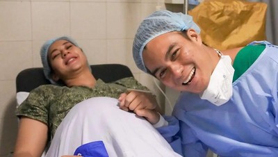 Momen Jelang Persalinan Paula Verhoeven, Baim Wong Tak Pernah Jauh!