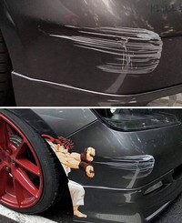 fotoinet cara kreatif reparasi mobil yang rusak