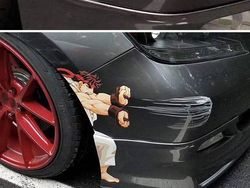 Cara Super Kreatif Mengakali Bagian Mobil yang Penyok