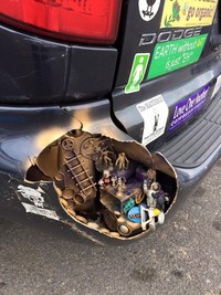 fotoinet cara kreatif reparasi mobil yang rusak