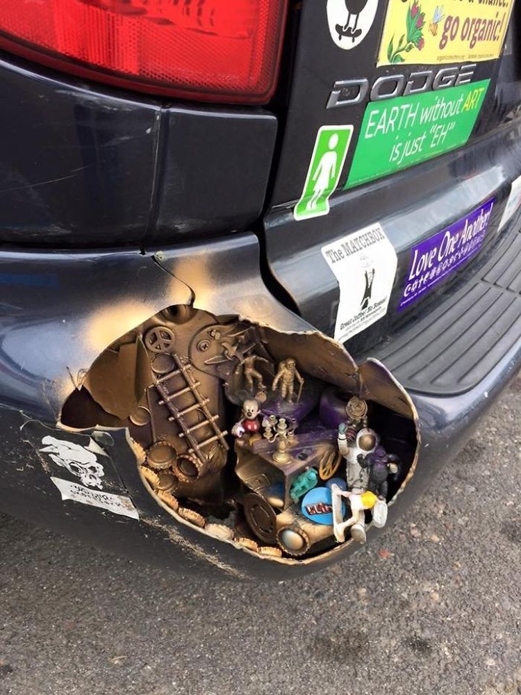 fotoinet cara kreatif reparasi mobil yang rusak