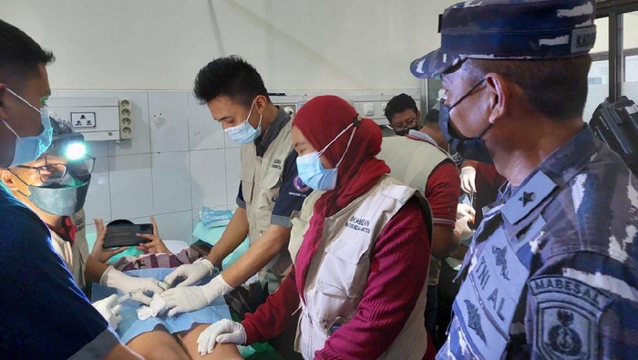 Kepala Dinas Kesehatan Angkatan Laut (Kadiskesa), Laksamana Pertama TNI dr Agus Guntoro SpBS