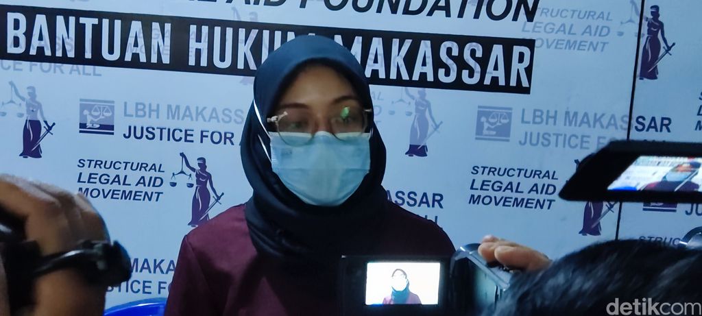 Ketua Divisi Perempuan Anak dan Disabilitas LBH Makassar, Resky Pratiwi. (Hermawan M/detikcom)