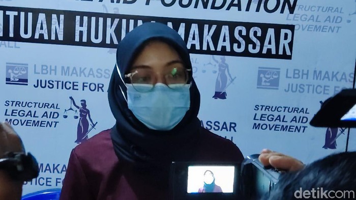 Ketua Divisi Perempuan Anak dan Disabilitas LBH Makassar, Resky Pratiwi. (Hermawan M/detikcom)