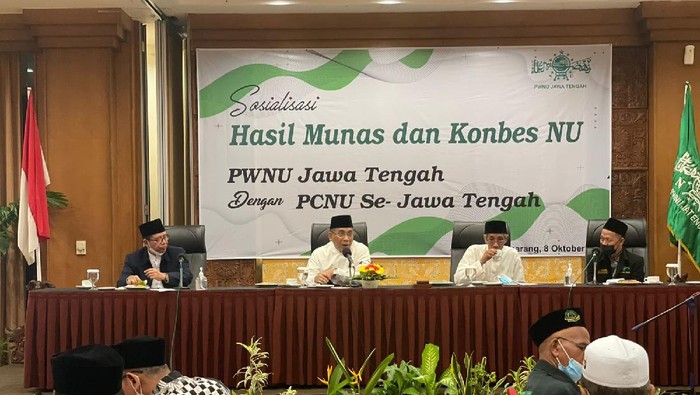 Konbes PWNU Jateng jelas Muktamar ke-34 NU di Lampung, Jumat (8/10/2021).