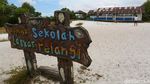 Objek Wisata Replika Sekolah Laskar Pelangi Bak Mati Suri