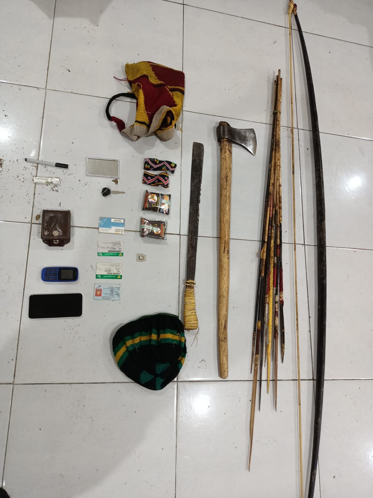 Polres Yahukimo bersama Satuan Tugas (Satgas) Nemangkawi menangkap Morume Keya Busup. (Dok Polri)