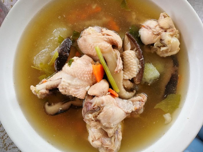 Resep Sup Ayam Jamur Shitake