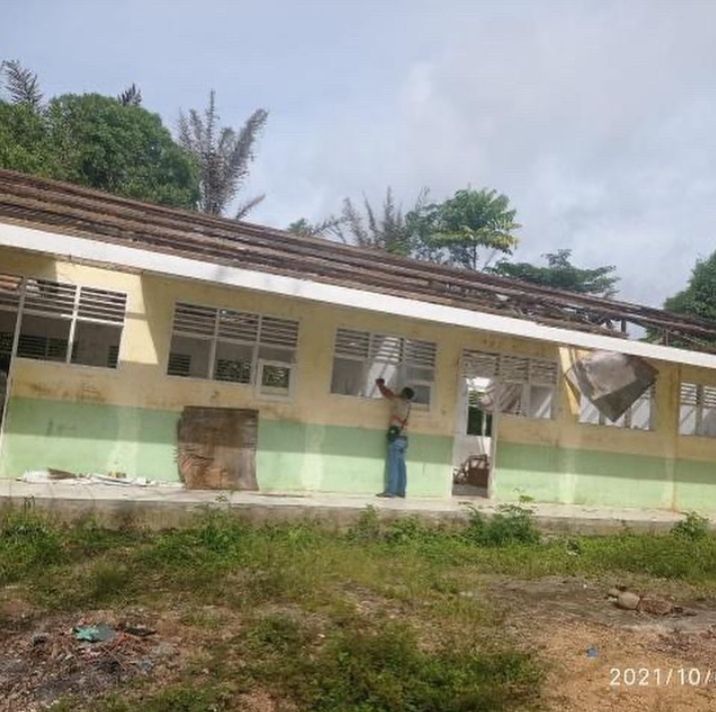 Sekolah rusak di Padangsidimpuan
