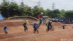 Adu Cepat Test Event BMX Cross di Sirkuit Ciamis