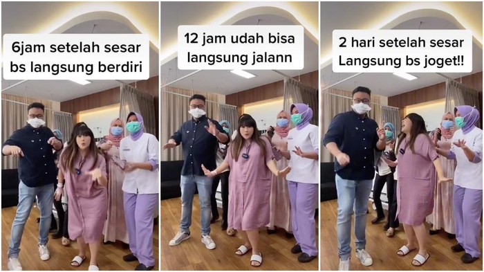 Cherly Juno joget usai melahirkan Cherly Juno joget usai melahirkan