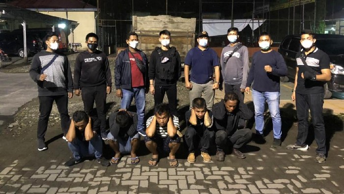 Pungli Warga di Jalinsum, 5 Pria di Sumut Ditangkap Polisi (Foto: dok Polres Langkat)
