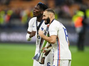 Benzema Akhirnya Wujudkan Mimpi Bawa Prancis Raih Trofi