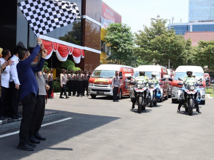 77 Mobil Vaksin Dilepas, Siap Bantu Percepat Vaksinasi di Jatim