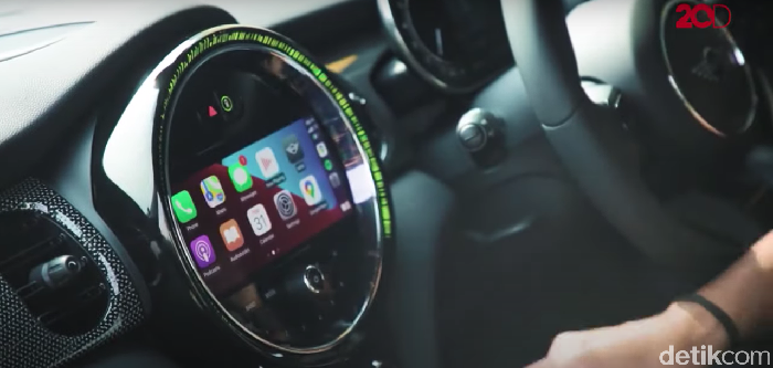 Apple CarPlay di MINI Cooper S Cabrio 2021