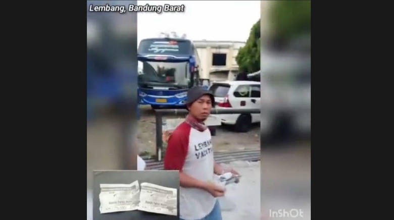 Getok tarif parkir hingga Rp 150 ribu di Lembang.