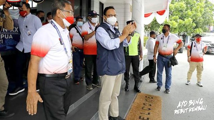 Gubernur DKI Jakarta Anies Baswedan hari ini bertolak ke Jayapura, Papua.
