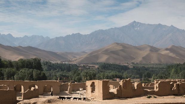Lembah Bamiyan di Afghanistan