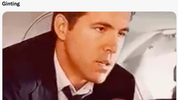 Meme Ryan Reynold keluar, hadeeeeeh Ginting.... Foto: (Twitter)