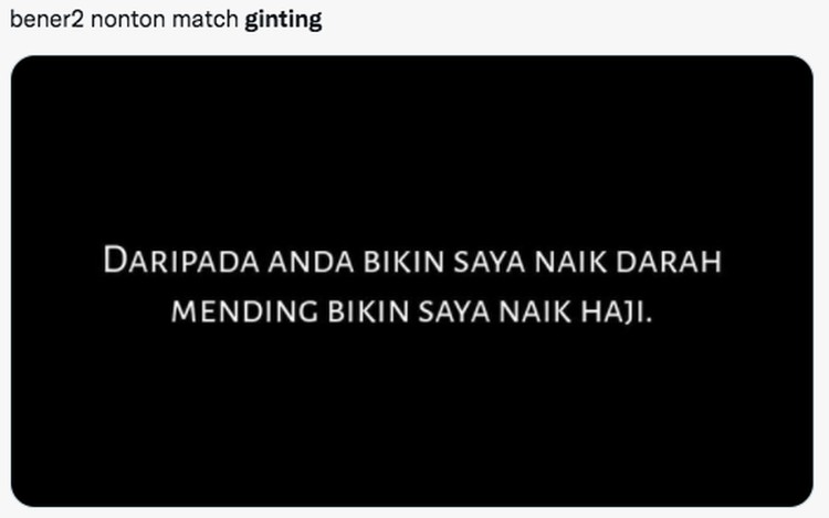 Meme Anthony Ginting Kalah Thomas Cup VS Thailand Meme Anthony Ginting Kalah Thomas Cup VS Thailand