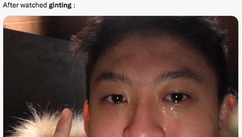 Banyak yang sedih karena Ginting kalah. Ginting pun jadi trending topic di Twitter. Foto: (Twitter)