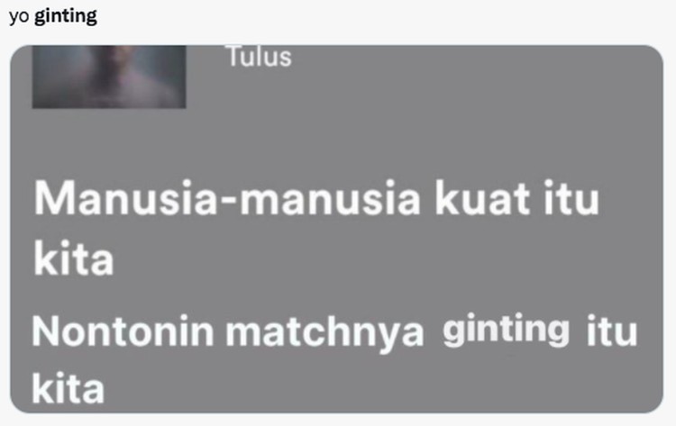 Meme Anthony Ginting Kalah Thomas Cup VS Thailand Meme Anthony Ginting Kalah Thomas Cup VS Thailand