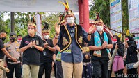Sandiaga menuturkan, ini merupakan prestasi yang membanggakan. Ada 1.831 desa wisata yang turut serta dalam ajang ini. (Jalu Rahman Dewantara/detikcom)