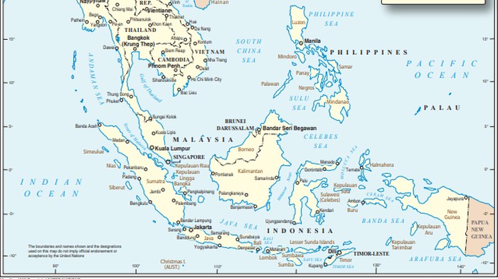 Kawasan Asia Tenggara dan batas lautnya