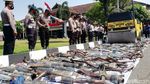 Polresta Solo Musnahkan Ribuan Knalpot Brong