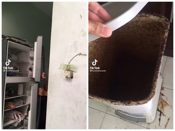 Rumah Busuk Kacau! Ditinggal Setahun, Kulkas dan Beras Netizen Ini Busuk Semua