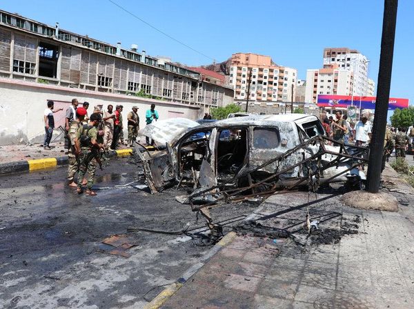 Serangan Bom Mobil yang Targetkan Konvoi Gubernur Aden Tewaskan 6 Orang
