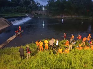 Bocah 12 Tahun Ditemukan Tewas Usai Tenggelam di Dam Kriyan Sungai Opak