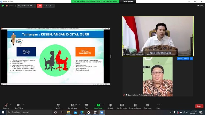 wagub emil dan guru besar unesa