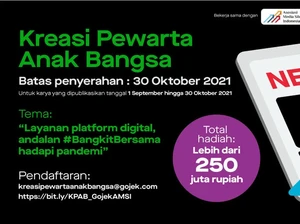 AMSI dan Gojek Gelar Kompetisi Jurnalistik Berhadiah Total Rp 250 Juta