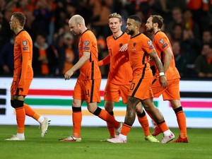 Belanda Vs Gibraltar: Singa Oranye Menang Setengah Lusin Gol