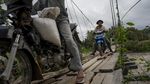 Bertahun-tahun Rusak, Jembatan Gantung di Sigi Tak Kunjung Diperbaiki