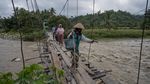 Bertahun-tahun Rusak, Jembatan Gantung di Sigi Tak Kunjung Diperbaiki