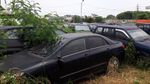 Potret Kuburan Mobil di Kantor Dishub Kota Tangerang