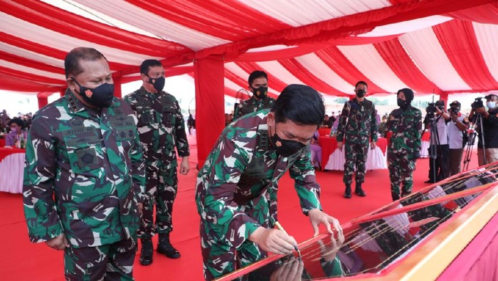 Kunjungan kerja panglima TNI ke Kepri, Resmikan Markas Kogabwilhan hingga tinjau Vaksinasi