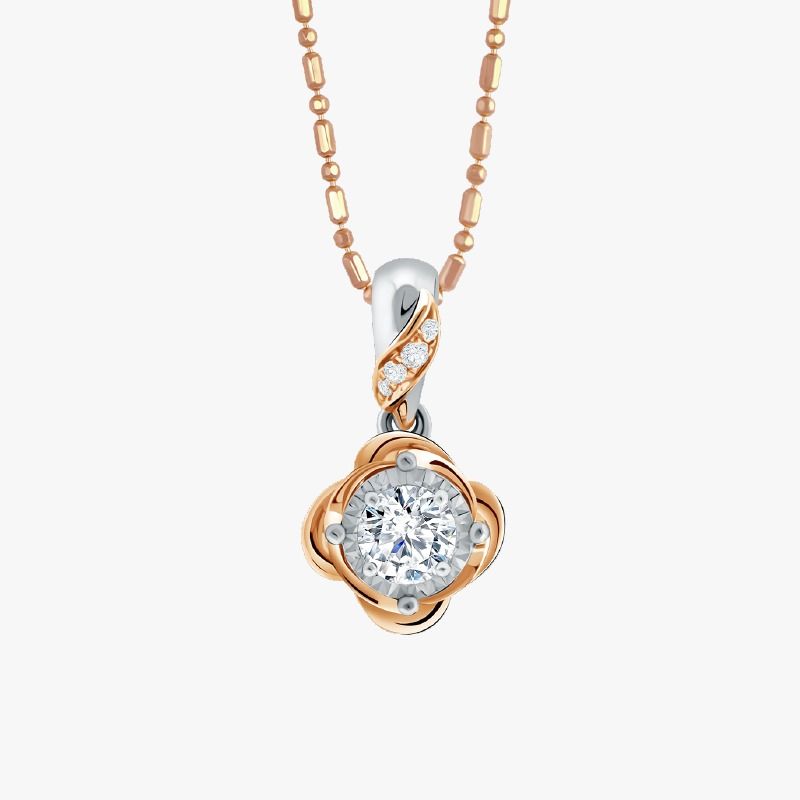 Liontin Berlian Peony