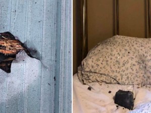 Meteorit Jatuh Lubangi Atap, Nyaris Hantam Pemilik Rumah