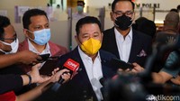 Moeldoko datang didampingi Otto Hasibuan selaku kuasa hukum.