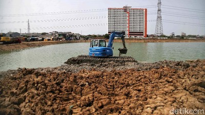 Pembangunan Waduk Belibis Jakut Terus Dikebut